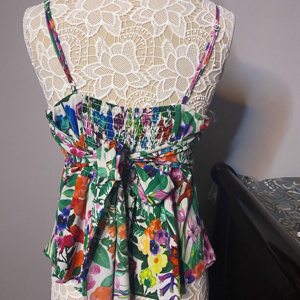 Floral Blouse Tank
